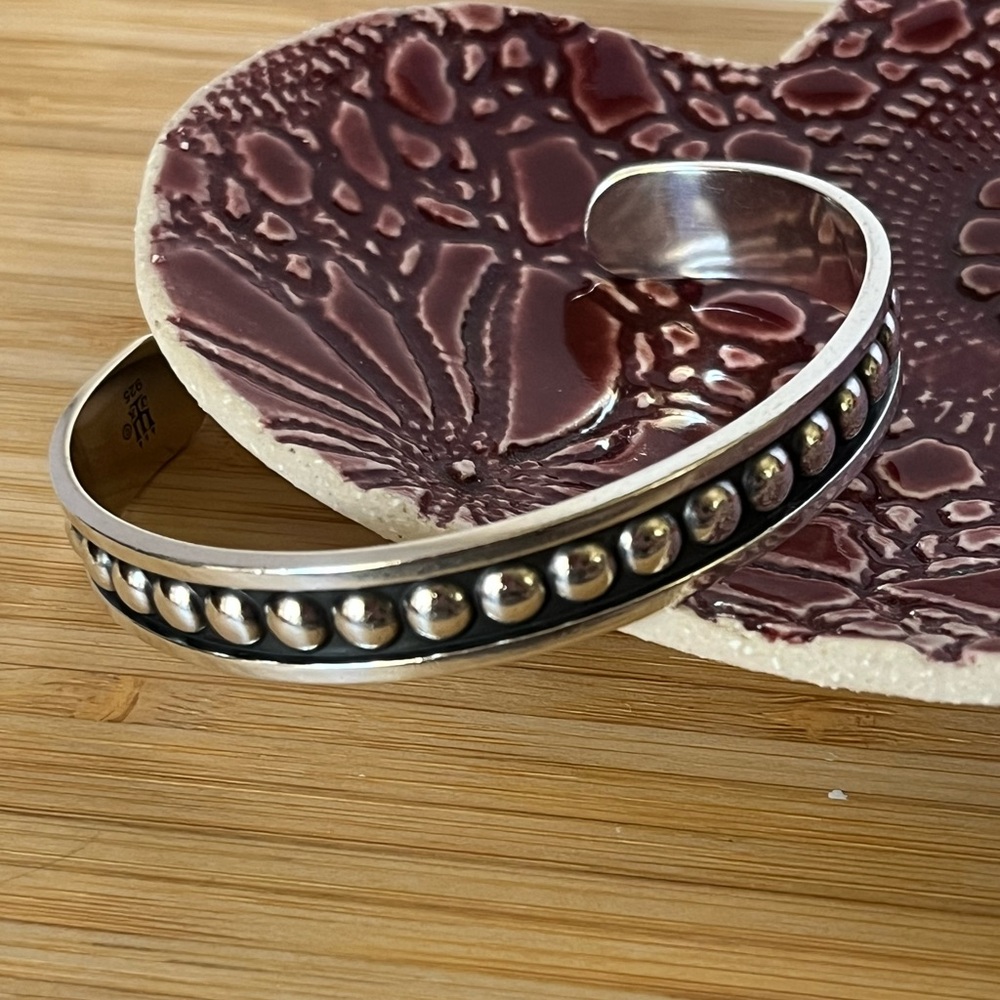 James Avery Sterling Silver Beaded Cuff